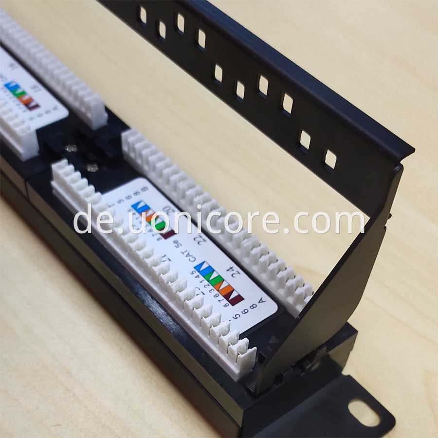 Passthrough 24 ports patch panel